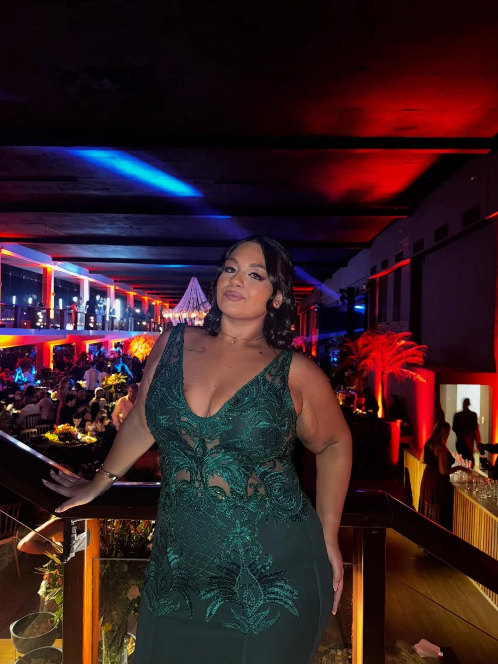 Julia Marques na celebração de sua formatura em Nutrição